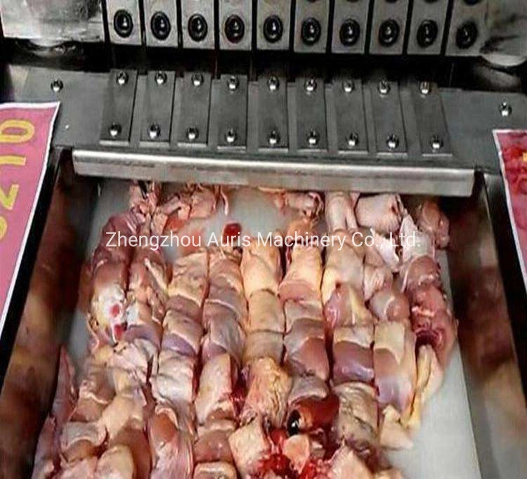 Factory Supply Meat Cube Cutter Frozen Meat Slicer Chicken Fish Beef Meat Slicing Dicing Cutting Machine