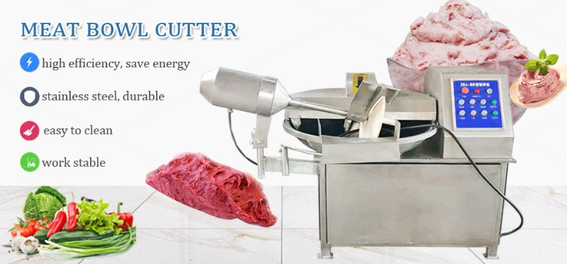 Competitive Price 40L Electric Meat Bowl Cutter / 40L Multifunction Vegetable Meat Bowl Cutter / Industrial Meat Mincer 40L