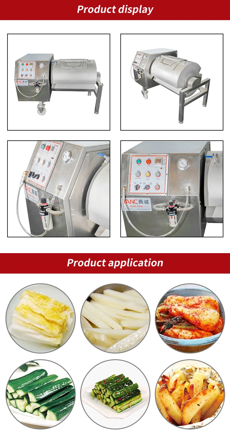 Industrial Meat Vacuum Roll Kneading Machine Vacuum Meat Tumbling Tumblers Machine Meat Mixer