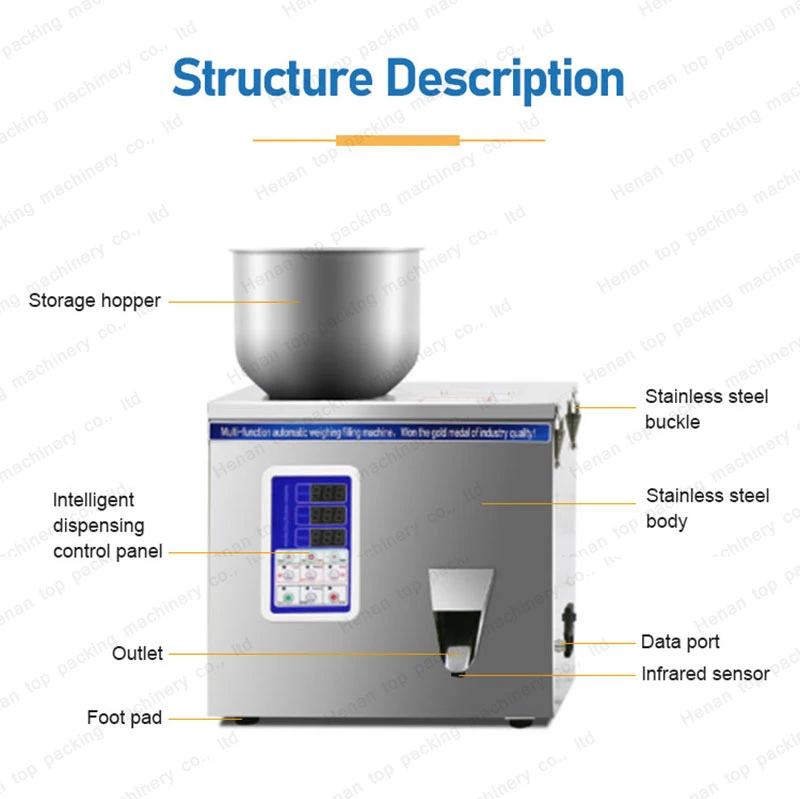 Desktop Quantitative Granule Filling and Weighing Packaging Machine